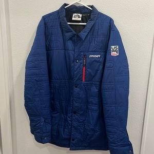 Mens XXL Spyder insulated Shirt Jacket
